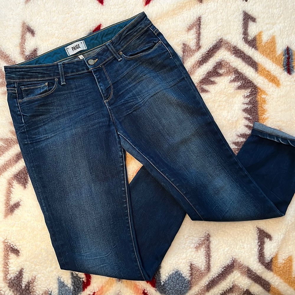 PAIGE Dark Wash Skinny Jeans